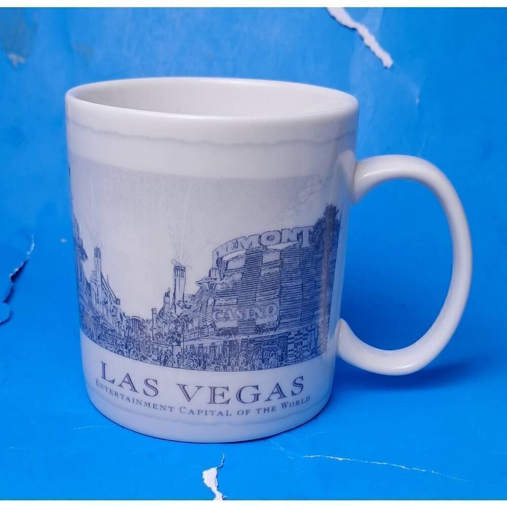 Starbucks 2008 Las Vegas 18 Oz Mug Architecture Series-Good Condition